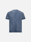 DAXUEN washed charcoal grey grunge lips and hand graphic t-shirt