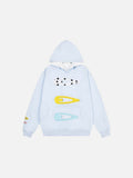 DAXUEN Relaxed fit hooded sweatshirt with hairpin graphics