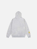 DAXUEN Relaxed fit hooded sweatshirt with hairpin graphics