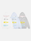 DAXUEN Relaxed fit hooded sweatshirt with hairpin graphics