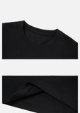 DAXUEN solid colour oversized hands-graphic t-shirt