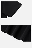 DAXUEN solid colour oversized hands-graphic t-shirt