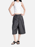 DAXUEN light blue oversized heart-stitched jeans