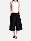 DAXUEN light blue oversized heart-stitched jeans
