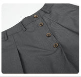 DAXUEN light blue oversized heart-stitched jeans