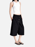 DAXUEN light blue oversized heart-stitched jeans