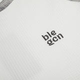 DAXUEN white and heather grey polka dot raglan long sleeve tee