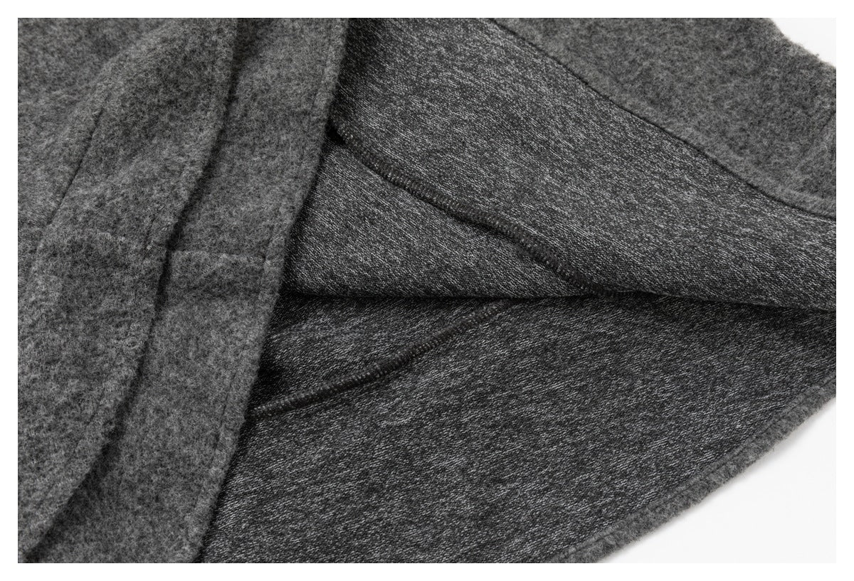 DAXUEN heathered grey layered top with bow detail