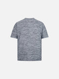 DAXUEN Heathered short-sleeved Henley top with stripes