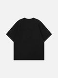 DAXUEN Oversized short-sleeved T-shirt with graphic design