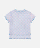 DAXUEN Hello Kitty graphic ruffle short-sleeved t-shirt