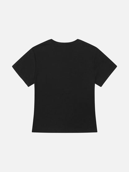 DAXUEN Hello Kitty graphic print slim fit t-shirt