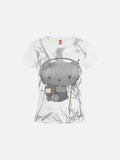 Hello Kitty graphic print short-sleeved women's T-shirt