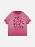 DAXUEN Hello Kitty oversized vintage T-shirt