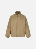 DAXUEN black oversized high-collar bomber jacket