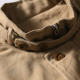 DAXUEN black oversized high-collar bomber jacket
