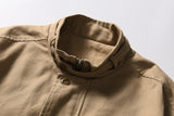 DAXUEN black oversized high-collar bomber jacket