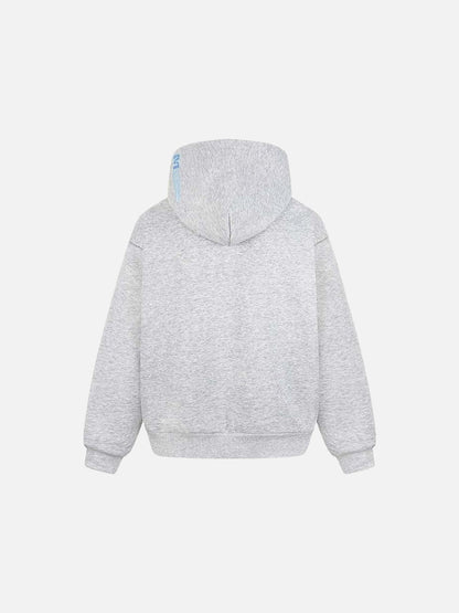 DAXUEN Hooded cardigan jacket with hairpin design