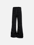 DAXUEN High-waisted black flared denim jeans