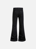 DAXUEN High-waisted black flared denim jeans