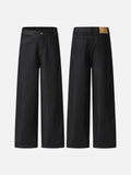 DAXUEN High-waisted black wide-leg jeans