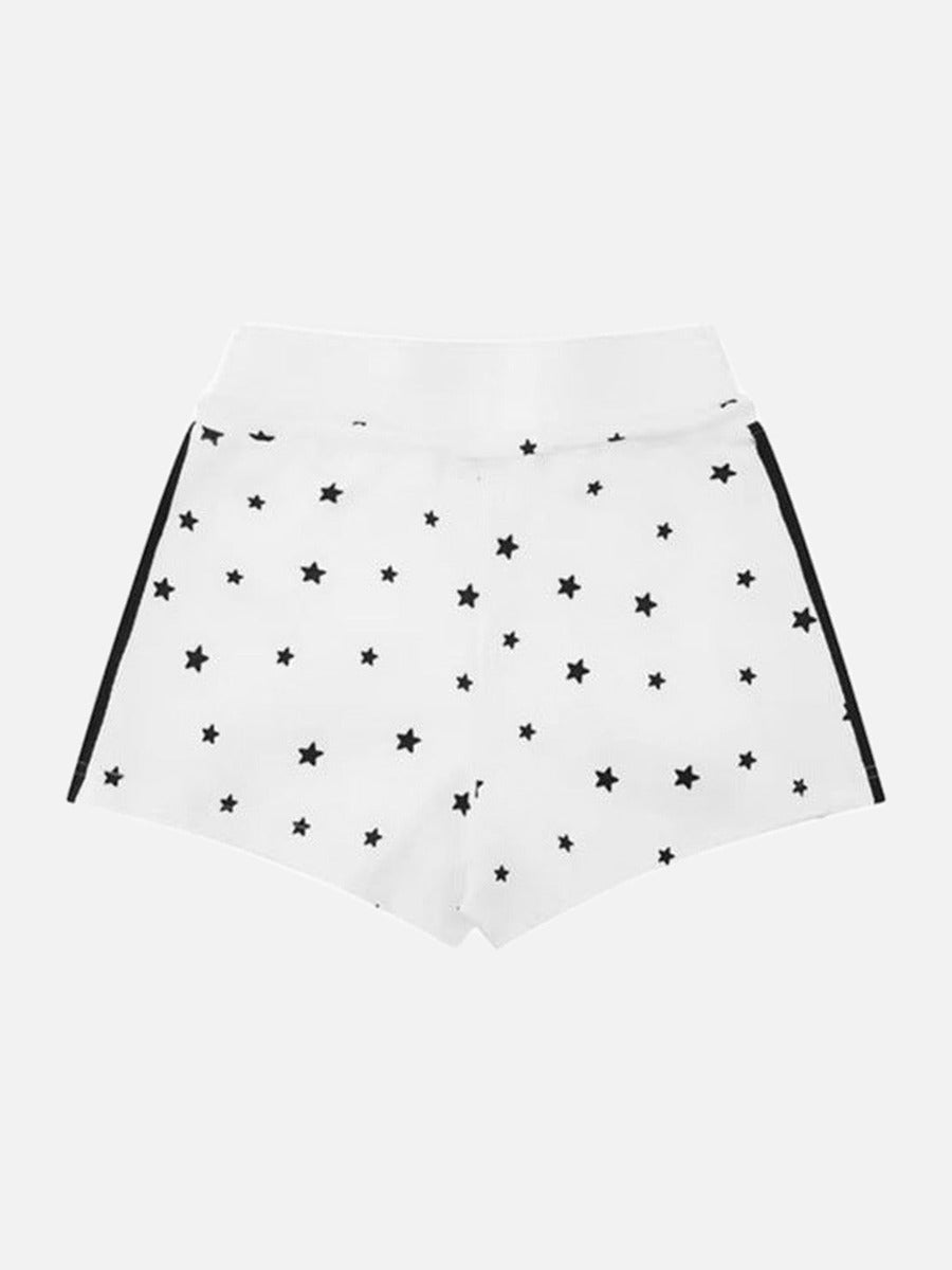 DAXUEN High-waisted star print lounge shorts