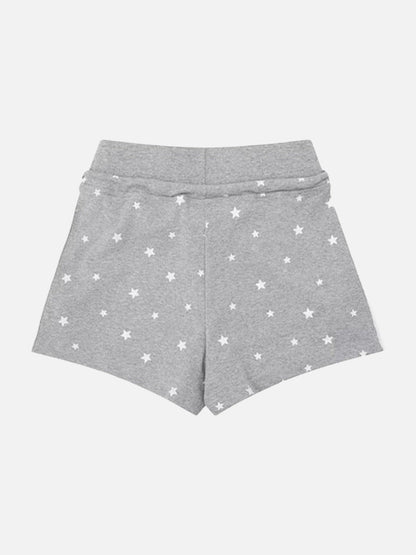 DAXUEN High-waisted star print lounge shorts