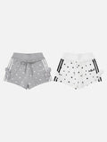 DAXUEN High-waisted star print lounge shorts