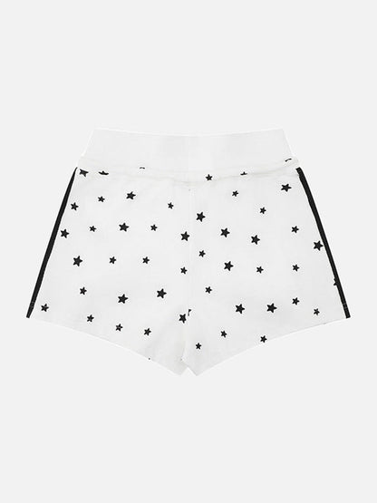 DAXUEN High-waisted star print lounge shorts