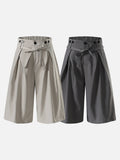 DAXUEN High-waisted wide-leg culottes pants