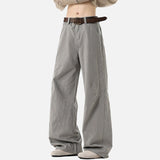 DAXUEN High-waisted wide-leg trousers in solid colors