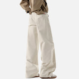 DAXUEN High-waisted wide-leg trousers in solid colors