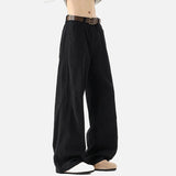 DAXUEN High-waisted wide-leg trousers in solid colors