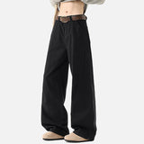 DAXUEN High-waisted wide-leg trousers in solid colors