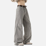 DAXUEN High-waisted wide-leg trousers in solid colors