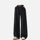 DAXUEN High-waisted wide-leg trousers in solid colors