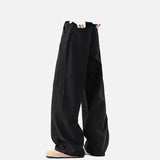 DAXUEN High-waisted wide-leg trousers in solid colors