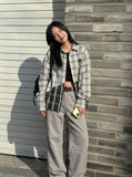 DAXUEN high-waisted-wide-leg-trousers — model photo