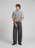 DAXUEN Relaxed fit crew neck t-shirt with holiday graphic — model photo