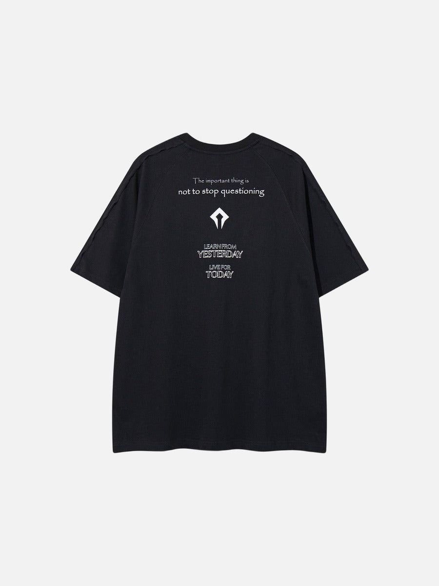 DAXUEN Hope For Tomorrow oversized graphic T-shirt