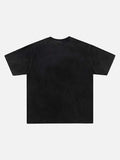 DAXUEN I AM MUSIC graphic oversized t-shirt