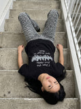 DAXUEN I Hope We Have Future graphic t-shirt — model photo