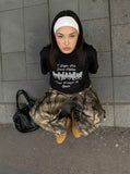 DAXUEN I Hope We Have Future graphic t-shirt — model photo