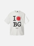 DAXUEN I Love BG graphic oversized t-shirt