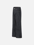DAXUEN Dark indigo wide-leg denim jeans