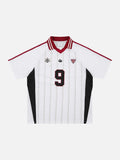 Embroidered Soccer Ball Graphic Jersey