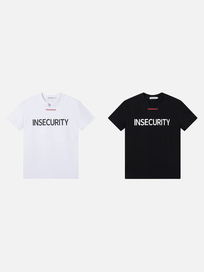 DAXUEN Short-sleeved graphic T-shirt with text prints