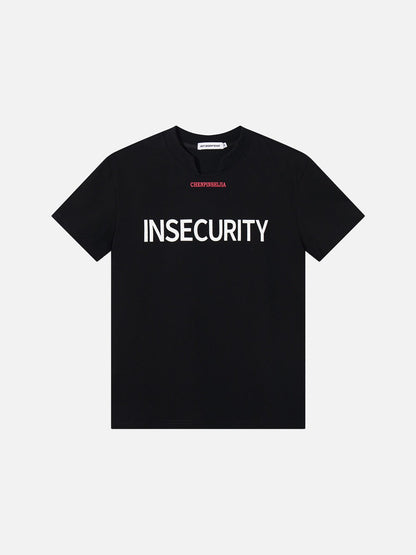 DAXUEN Short-sleeved graphic T-shirt with text prints