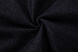 DAXUEN dark indigo wide-leg gothic graphic denim pants