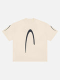Inverted U-Graphic Oversized T-Shirt